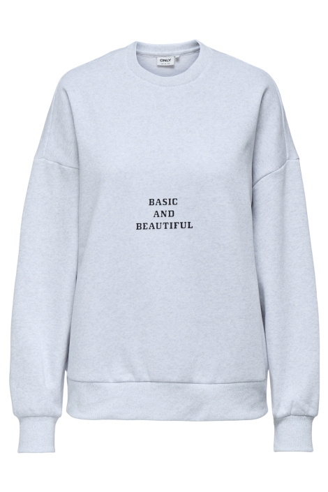 Only onlbobbi l/s good o-neck cs swt